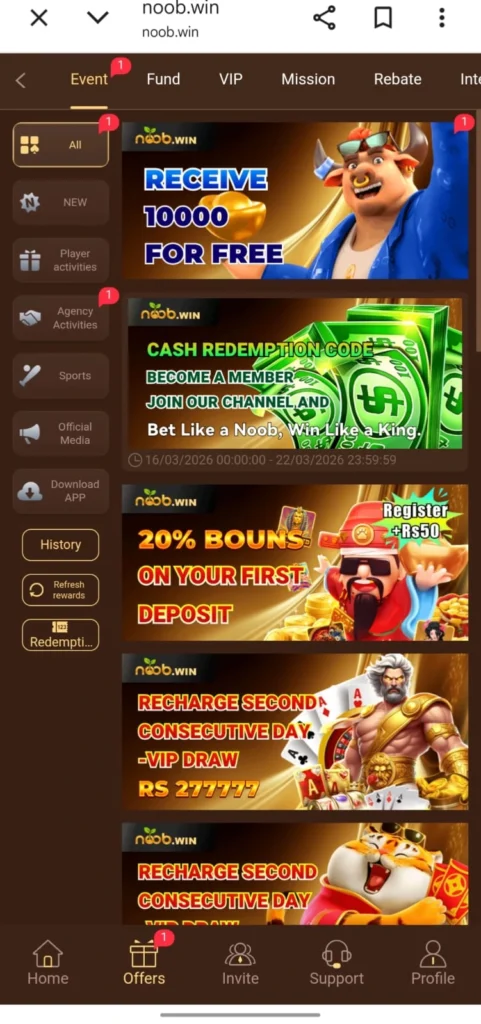 Features of Noob Win Game