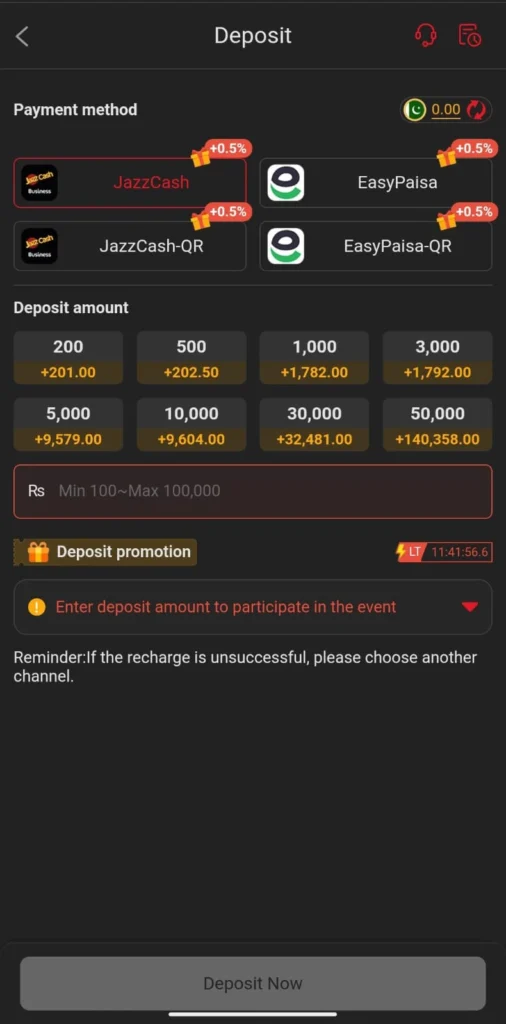 deposit process
